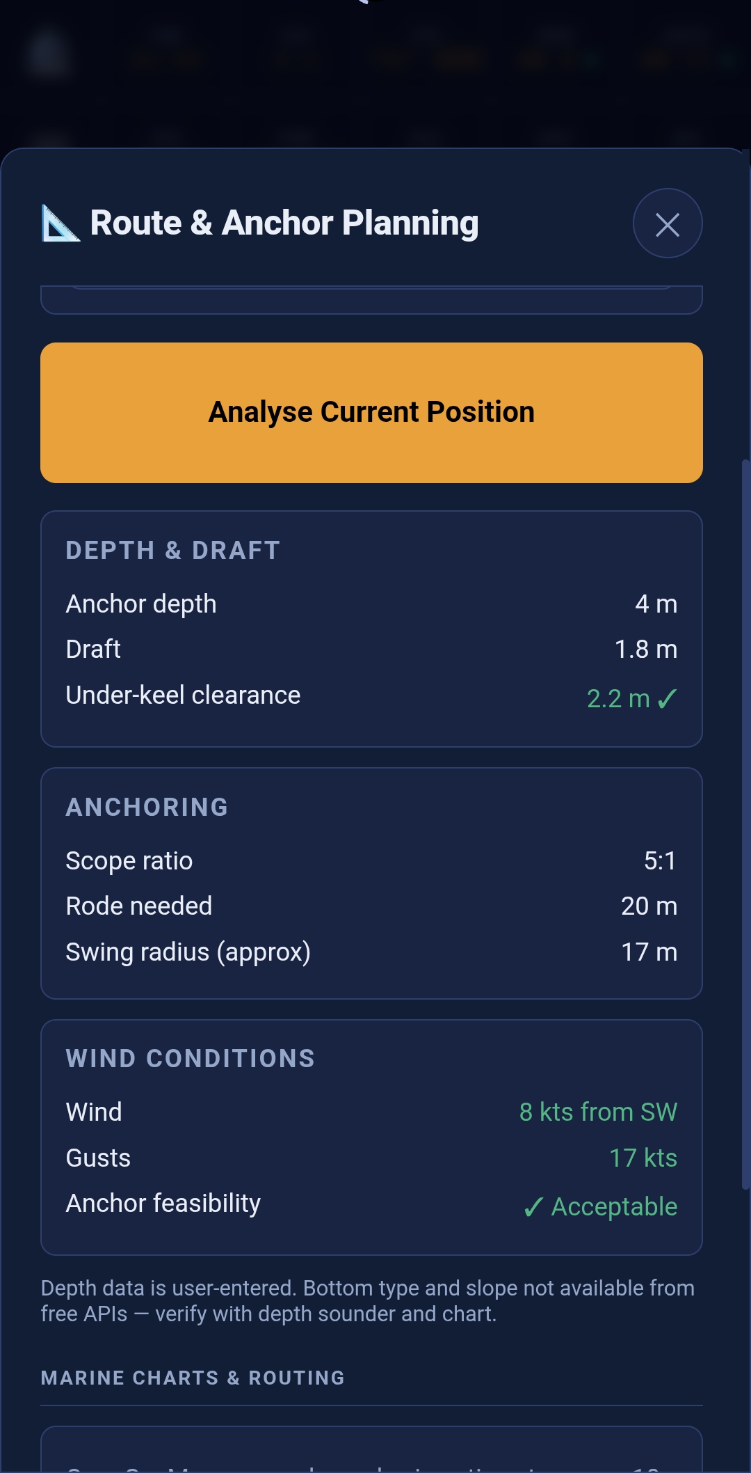 Route and Anchor Planning